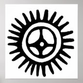 Azteca Pride Print 9 Poster (Vorne)