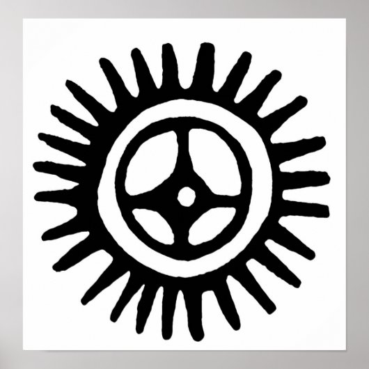 Azteca Pride Print 9 Poster (Vorne)