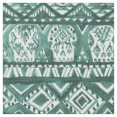 AZTECHIE aztekischer Schädel Boho Stammes- Muster Stoff (Nahaufnahme)