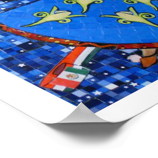 Azteengel Poster (Ecke)