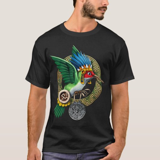 Aztek-Kolibri T-Shirt (Vorderseite)