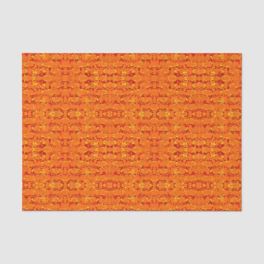 Aztek Orange Tissue Seidenpapier (Vorderseite)