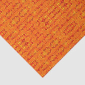 Aztek Orange Tissue Seidenpapier (Ausschnitt)