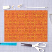 Aztek Orange Tissue Seidenpapier (Handwerk)