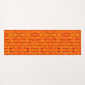Aztek Orange Yogamatte (Rückseite (Horizontal))