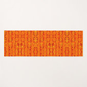 Aztek Orange Yogamatte (Vorderseite (Horizontal))
