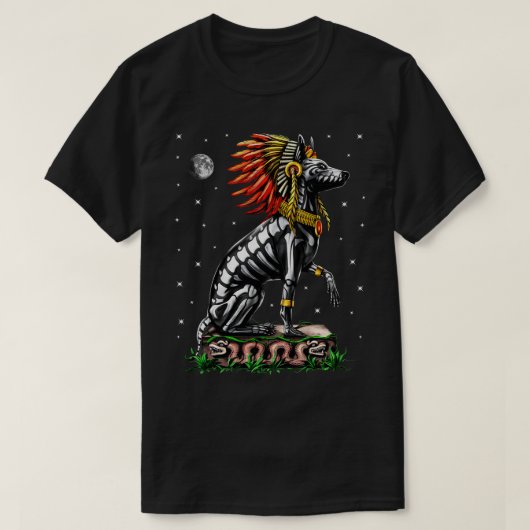 Aztek Xolo Hund T-Shirt (Design vorne)