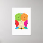 Aztekalte Linien Leinwanddruck (Vorderseite)