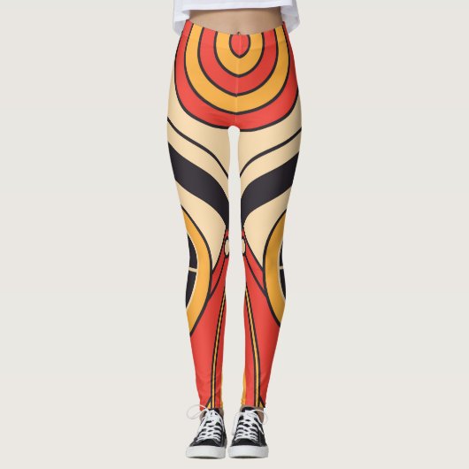 Aztekastamm Leggings (Vorderseite)