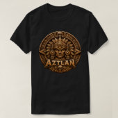Azteke Aztlan Krieger T-Shirt (Design vorne)