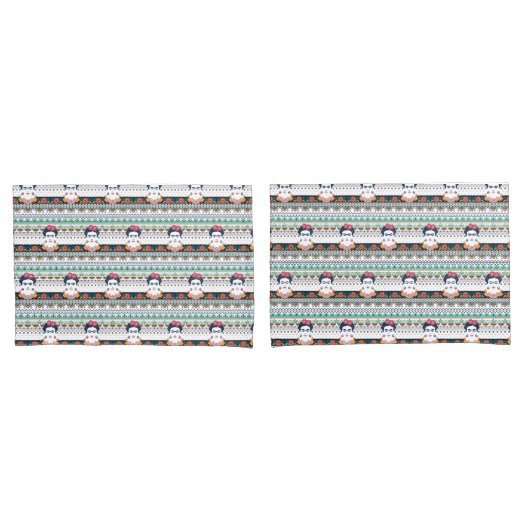 Azteke Frida Kahlos | Kissenbezug (Vorderseite-Set)