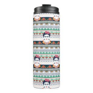 Azteke Frida Kahlos   Thermosbecher