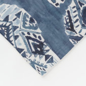 AZTEKE MUERTOS Stammes- Zuckerschädel-Muster Fleecedecke (Ecke)