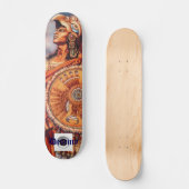 Azteke Skateboard (Vorderseite)