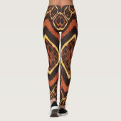 Azteken Batik Leggings (Rückseite)
