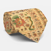 Azteken Codex Borbonicus Krawatte (Gerollt)