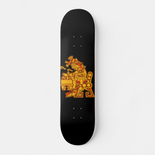 Azteken-Design Skateboard (Vorderseite)