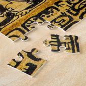 Azteken Drehbuch Mexiko. Puzzle (Seite)