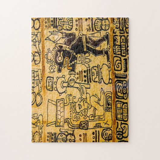 Azteken Drehbuch Mexiko. Puzzle (Vertikal)