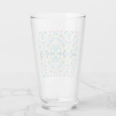 Azteken-geometrisches Muster Glas (Rückseite)