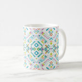 Azteken-geometrisches Muster Kaffeetasse (VorderseiteRechts)