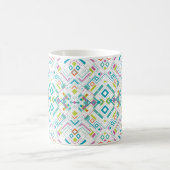 Azteken-geometrisches Muster Kaffeetasse (Mittel)