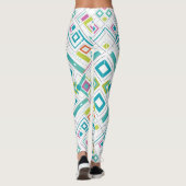 Azteken-geometrisches Muster Leggings (Rückseite)