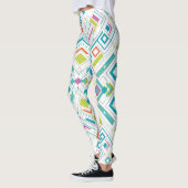 Azteken-geometrisches Muster Leggings (Links)