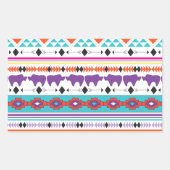 Azteken-Indianerstamm Rechteckiger Aufkleber (Vorderseite)