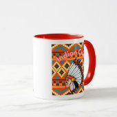 Azteken Indische HauptTasse Tasse (VorderseiteRechts)