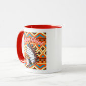 Azteken Indische HauptTasse Tasse (Vorderseite Links)