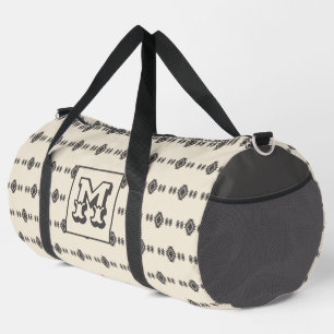 Azteken-Inspiriertes Minimalistisches Muster Mon Duffle Bag