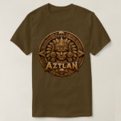 Azteken-Kalender Aztlan  T-Shirt (Design vorne)