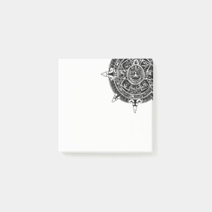 Azteken-Kalender Post-it Klebezettel