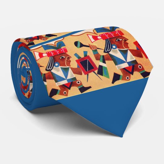 Azteken Krawatte (Gerollt)