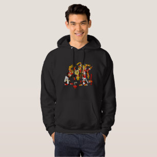 Azteken-Krieger-Hoodie aus alten Zeiten Hoodie