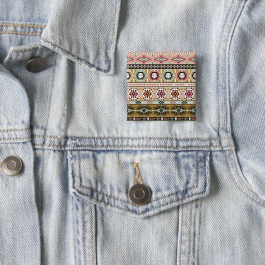 Azteken-Muster Button (Beispiel)