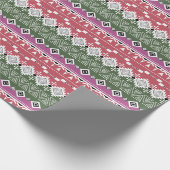 Azteken Muster. Geschenkpapier (Ecke)