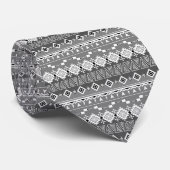 Azteken-Muster, gestreift/halsbinde Krawatte (Gerollt)