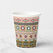 Azteken-Muster Pappbecher (Vorderseite)