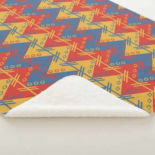 Azteken-Muster Sherpadecke (3/4)