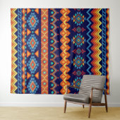 Azteken-Muster Wandteppich (Beispiel (Horizontal))