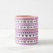 Azteken-Pattern-Tasse Zweifarbige Tasse (Mittel)