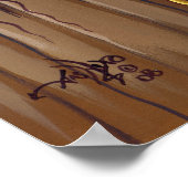 Azteken Princess ART PRINT Mayan Big Eye Art Poster (Ecke)