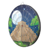 Azteken-Pyramide Dartscheibe (Vorderseite rechts)