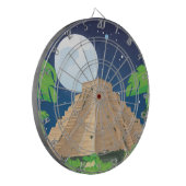 Azteken-Pyramide Dartscheibe (Vorderseite Links)
