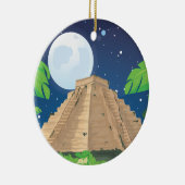 Azteken-Pyramide Keramikornament (Rechts)
