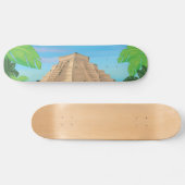 Azteken-Pyramide Skateboard (Horizontal)