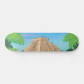 Azteken-Pyramide Skateboard (Horizontal)