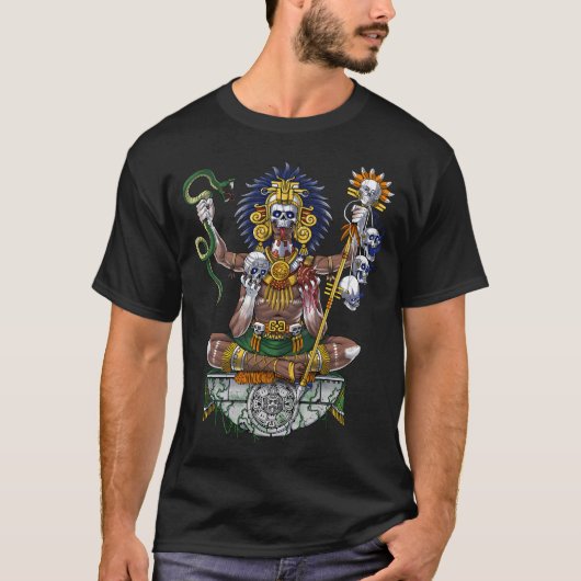 Azteken-Schamane T-Shirt (Vorderseite)